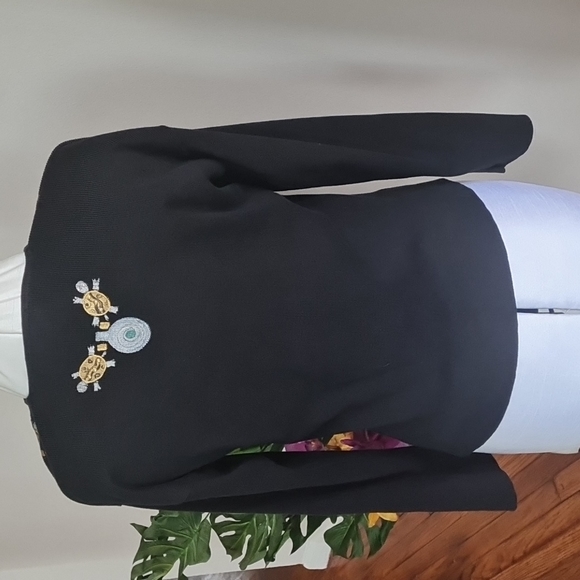 Turtle wareble  art hand painted Cardigan size Medium - Picture 12 of 17